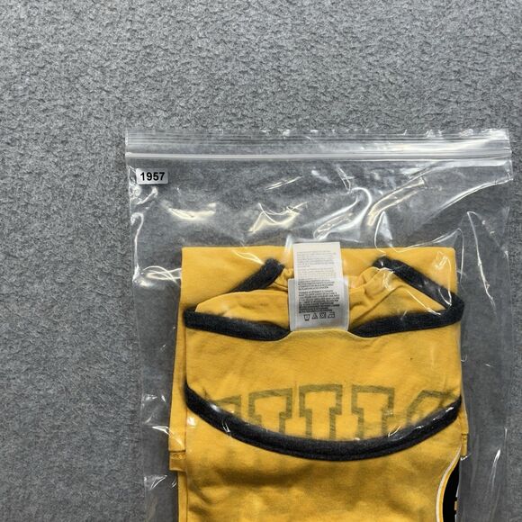 Boston Bruins T-Shirt Women’s Medium Yellow Wide Neck NHL Drop Tag - Picture 11 of 11